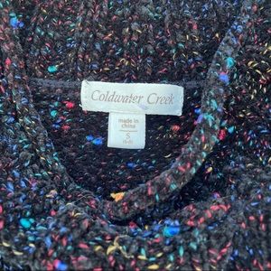 coldwater creek rainbow bit sweater